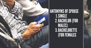 Antonyms of Spouse